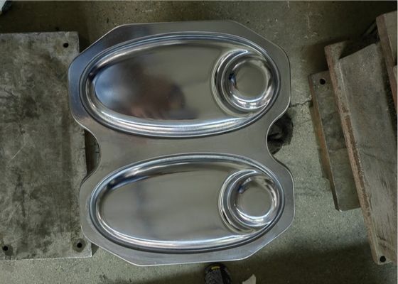 ร้านอาหารเมลามีนจานอาหารค่ำแม่พิมพ์อัด 5 นิ้วความแม่นยำสูง