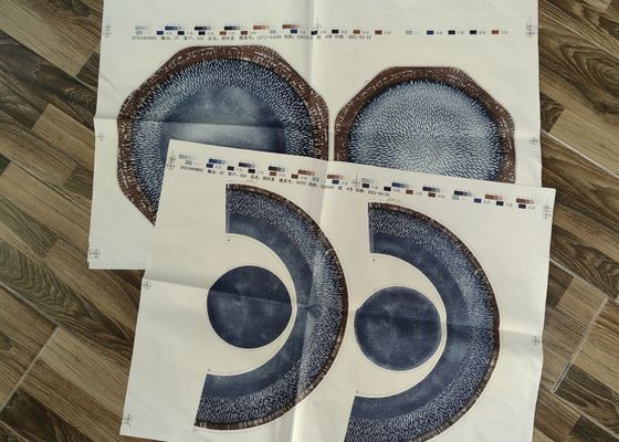 กระดาษรูปลอกเมลามีนขนาด 38-45g / M2 สำหรับตัวอย่างอาหารเย็นเมลามีน