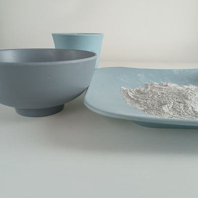 C3H6N6 เมลามีนเคลือบผง 1.661 ความหนาแน่น 99.8% ความบริสุทธิ์อาหารสัมผัสปลอดภัย