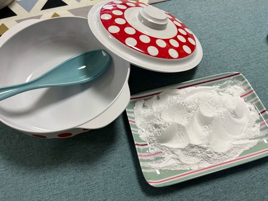 ผงขึ้นรูปเมลามีนงานไม้ UC1F MF 99.8%ความบริสุทธิ์ขั้นต่ำ