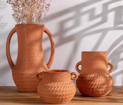 กล่องดอกไม้เซรามิกปากกว้าง