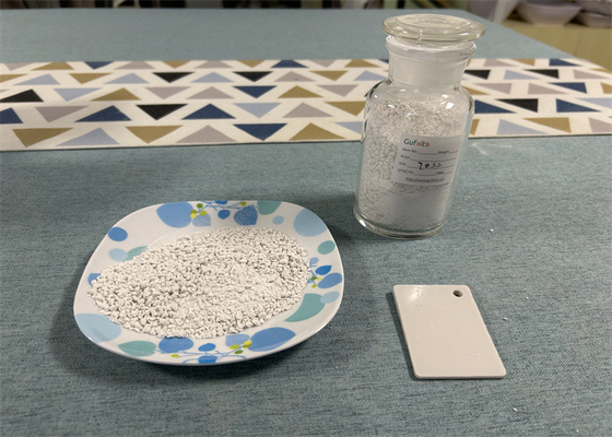 ขาว Melamine ขาว 99.8 C3h6n6 กรนูลการพิมพ์