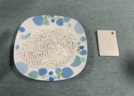 ขาว Melamine ขาว 99.8 C3h6n6 กรนูลการพิมพ์