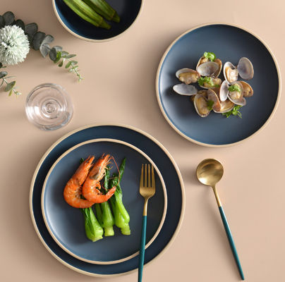 Gufaith 12 ชิ้น Melamine Outdoor Plates ชุดที่ทันสมัย