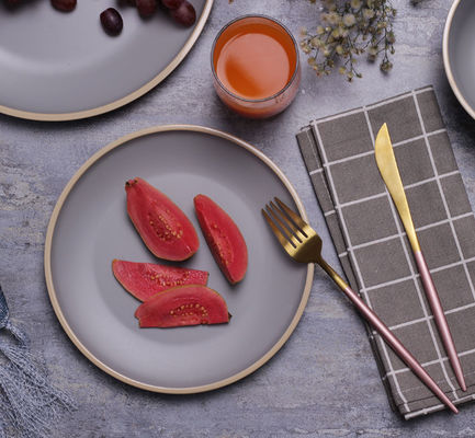 ชุดจานอาหารเย็นเมลาไมน์ทนความร้อน Gufaith 12 ชิ้น