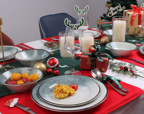 วัสดุ ชุดแผ่นเมลาไมน์สีขาว เครื่องซักจานปลอดภัยสําหรับโรงแรม