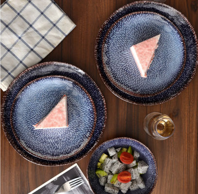 ชุดจานชามเมลามีนทรงกลมปลอดสาร BPA ทนทานต่อชิป