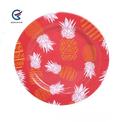 3PCS ชุดเครื่องรับประทานอาหาร Melamine สีแดง สําหรับการตั้งแคมป์