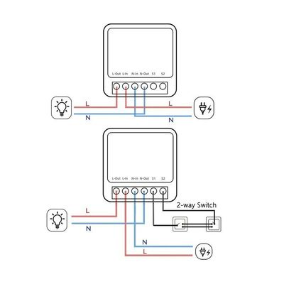 โมดูล Wifi ที่สะดวกสบาย แผ่นปรับเปลี่ยนไฟไม้แข็ง 10A 16A 110v-250v 86 * 86mm