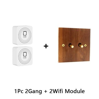 ผ้าคลุมไม้แข็ง Toggle แผนการสลับแสง ทองแดง Home Wall Switch 86 ประเภท