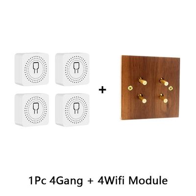 ผ้าคลุมไม้แข็ง Toggle แผนการสลับแสง ทองแดง Home Wall Switch 86 ประเภท