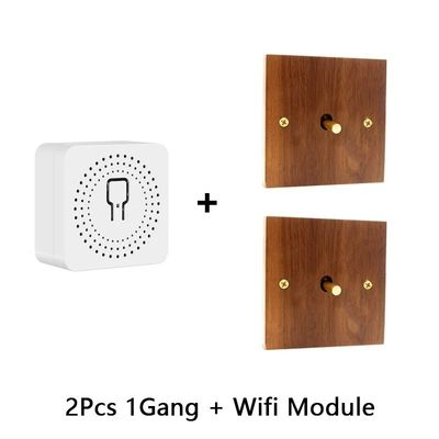 110 โวลท์ แผ่นสวิทช์ไฟ 86x86mm WiFi IEEE 802.11b/G/N