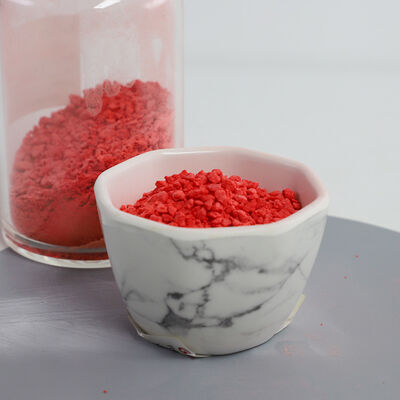 การขึ้นรูปแรงดัน 80 ถึง 140MPa เมลามีนเม็ดให้ความร้อนระเหิด 300 องศาเซลเซียส และความหนาแน่น 1.573 G cm3 สำหรับวัสดุ