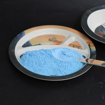 สารที่ไม่อันตราย สารเมลามีนบริสุทธิ์ ขนาดผงที่มีการพอลิเมอริเซชั่นที่อันตรายจะไม่เกิดขึ้น ใช้ในการผลิตเคลือบและสับ