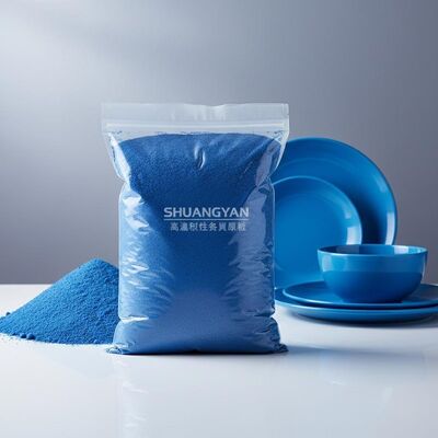 SHUANGYAN สีน้ําเงิน Melamine การพิมพ์ผสมผง ทนต่ออุณหภูมิสูง