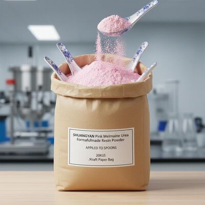 SHUANGYAN สีชมพู Melamine Urea Formaldehyde สับผงพยาธิที่นําไปใช้กับช้อน 20KGS / กระเป๋ากระดาษครัฟท์