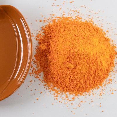 Un เลขที่ 3077 เมลามีนแกรนูลที่มีปริมาณเถ้า 0.03 เปอร์เซ็นต์และแรงกดในการสร้าง 80 ถึง 140 MPa