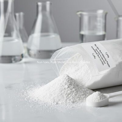 ไม่เป็นพิษ สับเมลามีนบริสุทธิ์ สูตรโมเลกุล C3H6N6 สารพัสดุแท้ที่จําเป็นสําหรับการสังเคราะห์เมลามีนฟอร์มาลดีไฮด์เรซิน