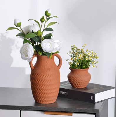 กลม ISO เซรามิก ดิน vase กันความร้อน / ชิป