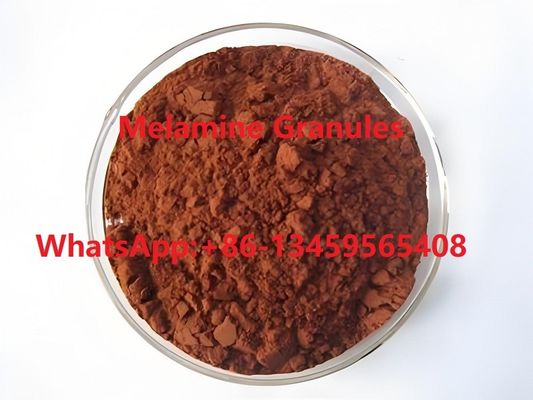 ผู้ผลิตสารเคมี ราคาถูก สีน้ําตาล ขนาดผง Melamine ผู้ผลิตสารเคมี CAS 108-78-1