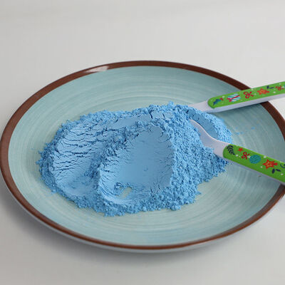 ผงเมลามีนสีฟ้า GUFAITH เกรดอาหารบริสุทธิ์ 100% วัตถุดิบผงเมลามีนเรซินอะมิโนสำหรับจาน ถ้วย ชาม ถาด